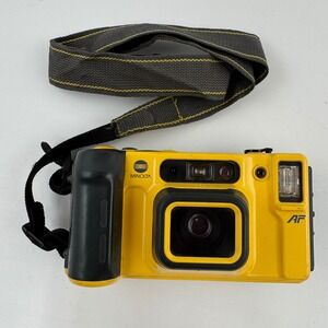 Minolta Weathermatic Dual 35 AF Waterproof 35mm Film Camera Japan Untested